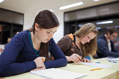 students in classroom